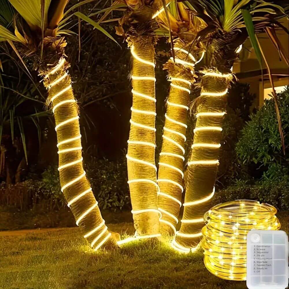 Pisca Pisca de Energia Solar Natalino Tubos de Led - Promoção Especial