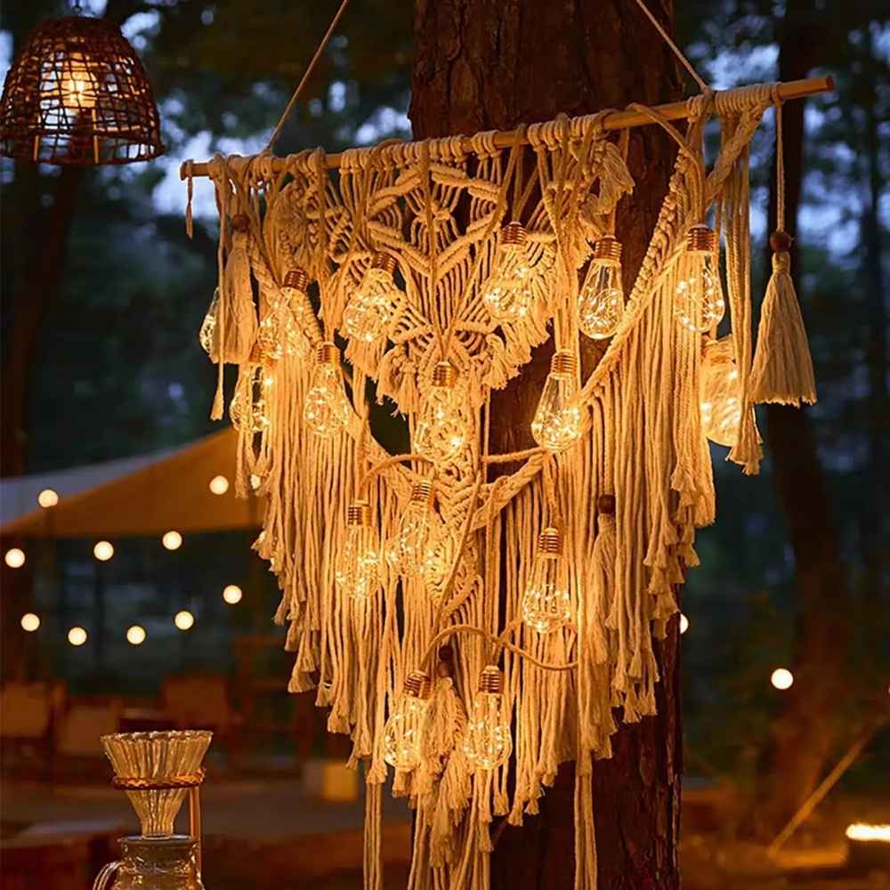 Cordão de Lâmpadas Led Solar Bulbo