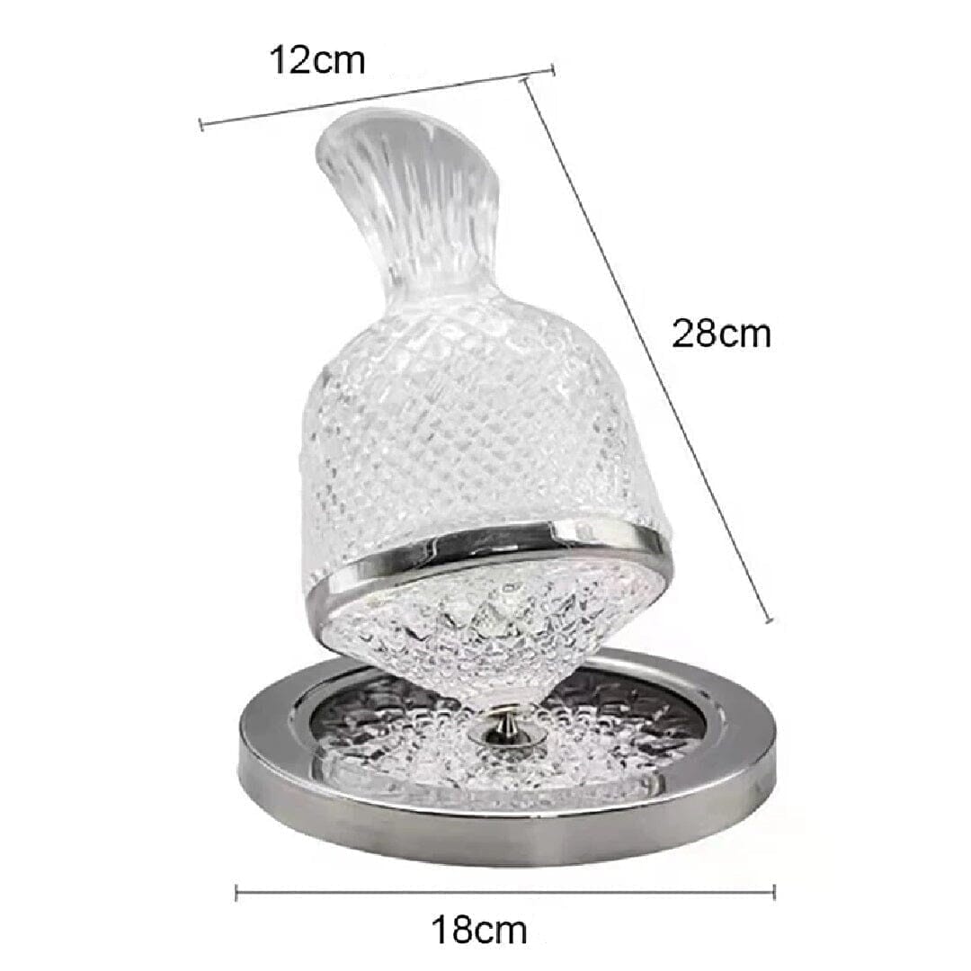 Decantador De Vinho De Rotação De Alto Grau Luxo Vintage UtenCoz - 0008 YuDome