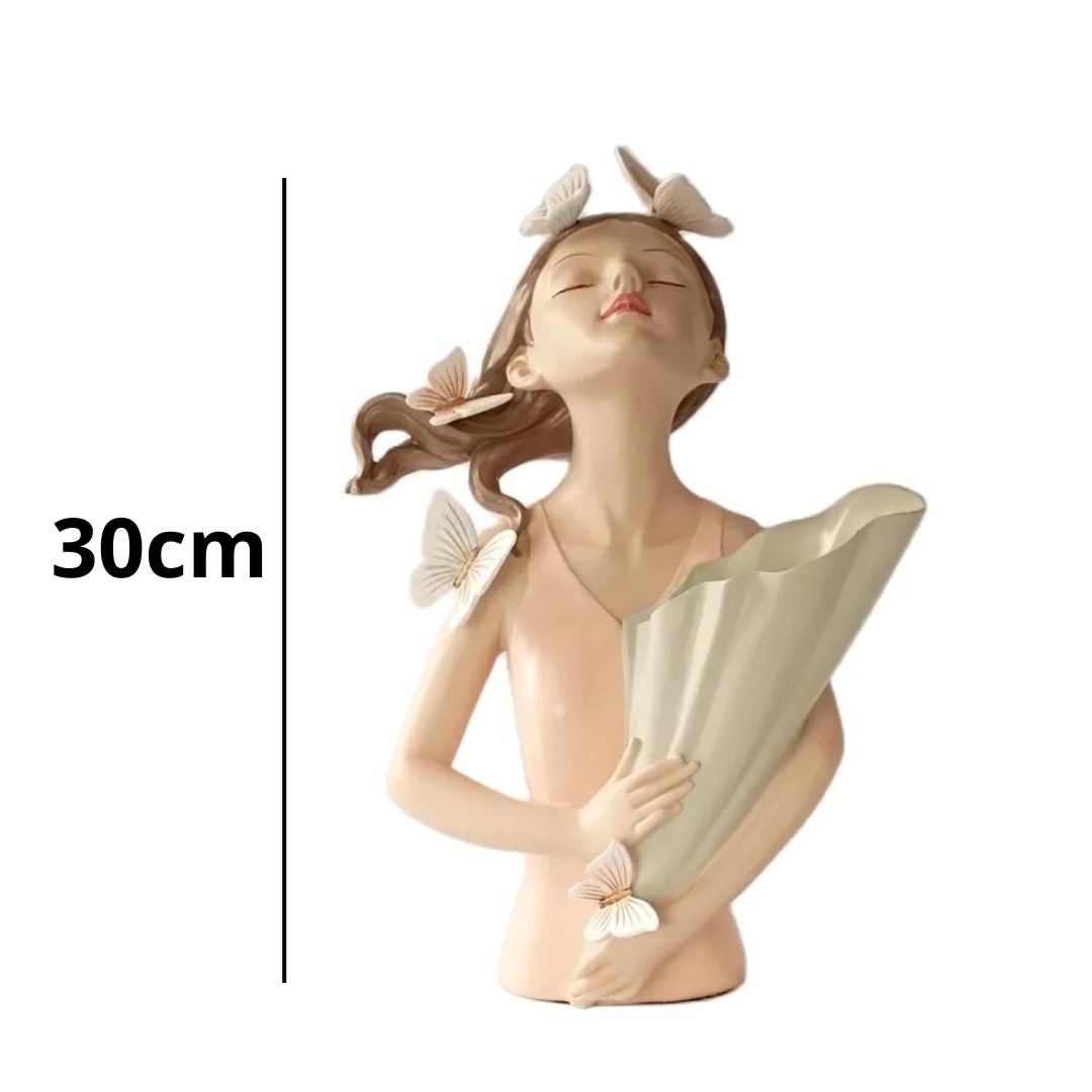 Escultura e Aparador de Flores Bella Butterfly Conceito