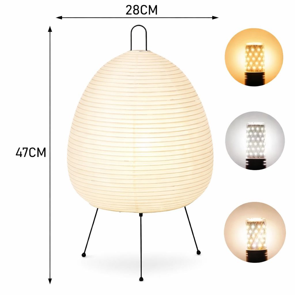 Luminária Abajur de Chão Artesanal Solena Light 47cm Conceito