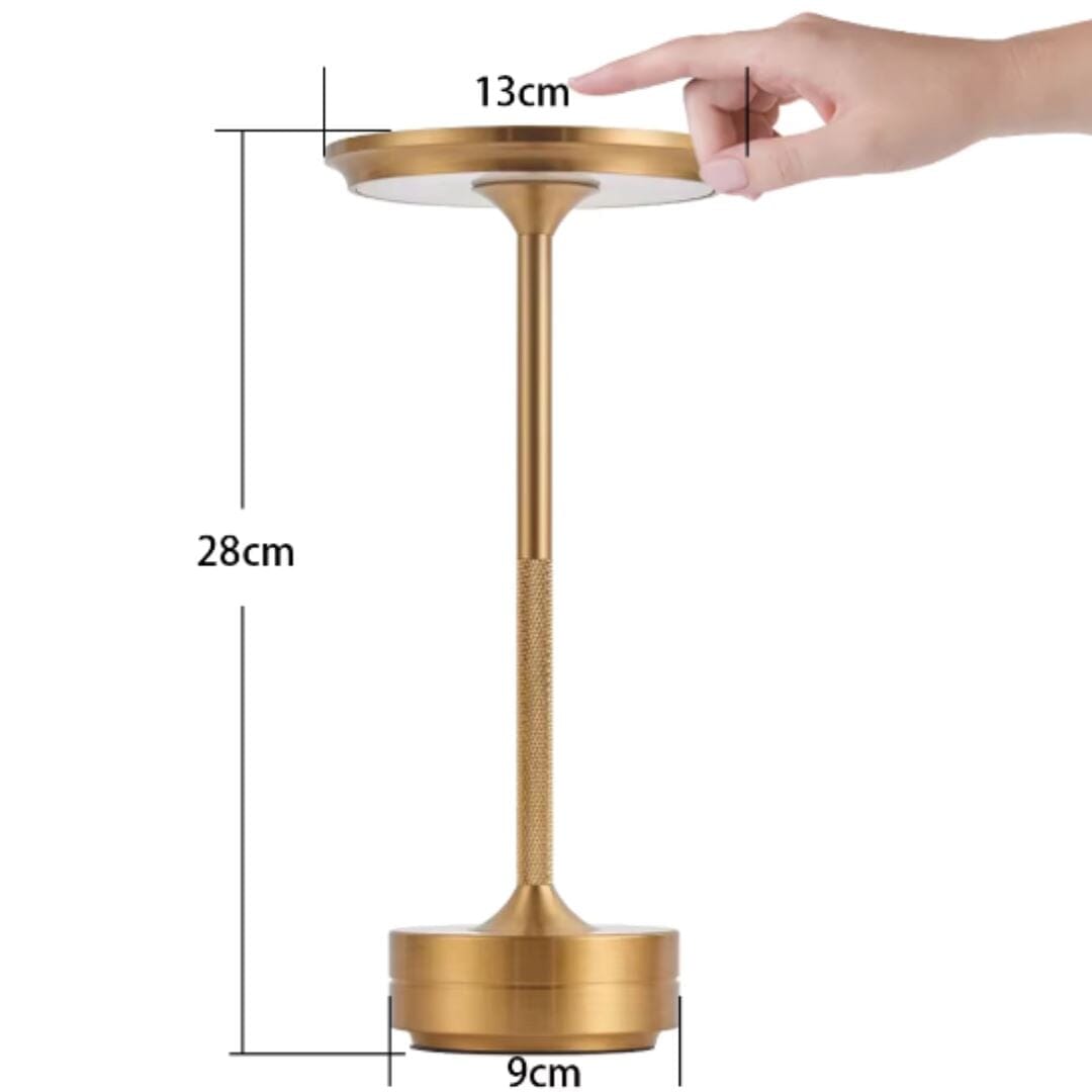 Luminária Abajur de Mesa Candeeiro Touch Essenza Recarregável USB Abajur - 0062 Conceito