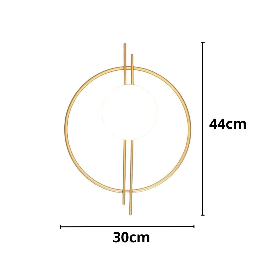 Luminária Arandela de Parede Esfera Space Arandela 0011 Conceito