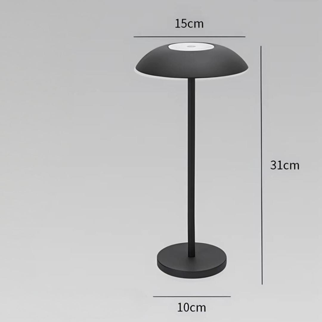 Luminária Móvel Touch de Mesa - Candeeiro e Abajur Salt Lamp 31cm Yudome