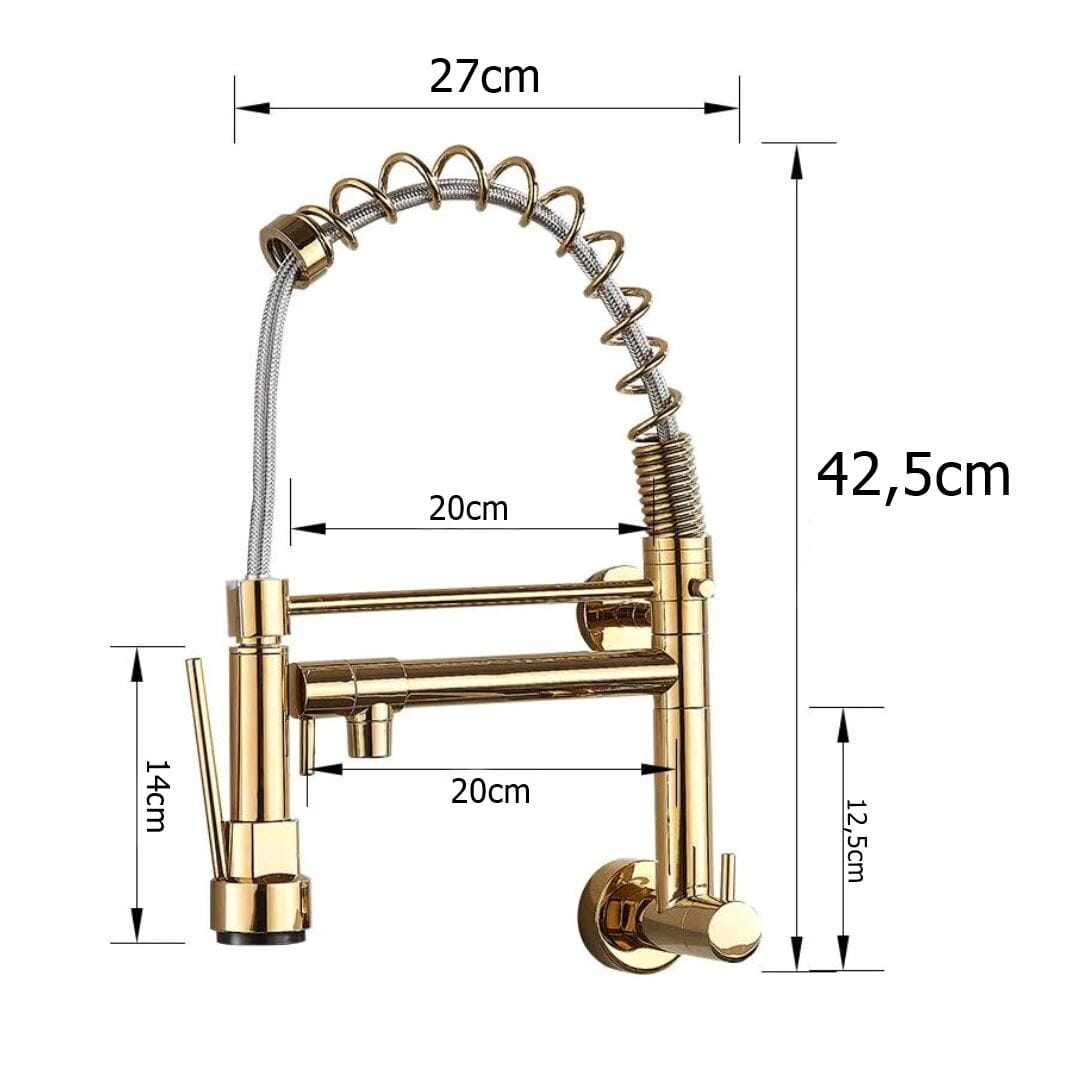 Torneira Gourmet Wall Senses 360° TorneiraCozinha - 0012 YuDome