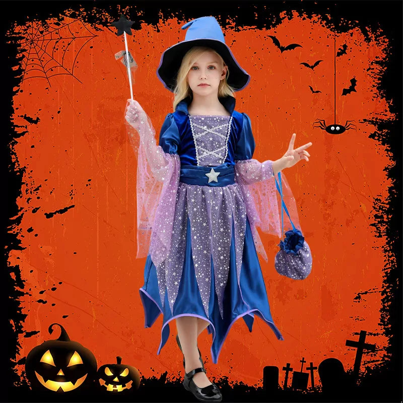 Fantasia Infantil Bruxinha Abracadabra Luxo