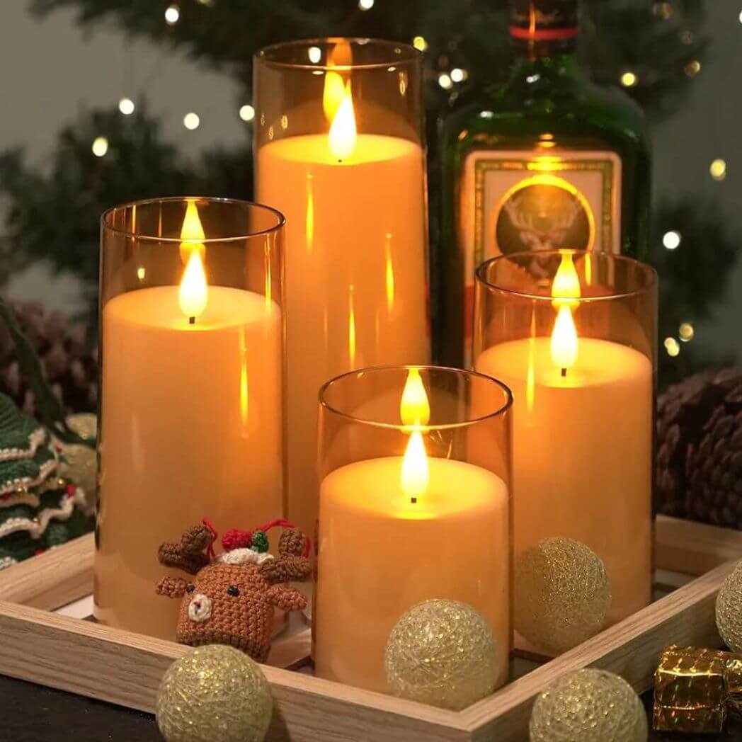 Velas Decorativas de Led Decor - Kit com 3