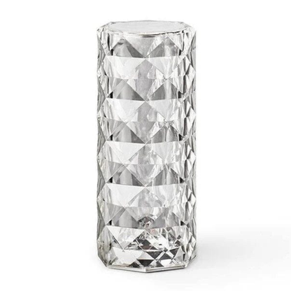 Luminária Cristal Touch de Mesa em Led - 16 Cores (Sem fio e Recarregável)