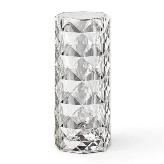 Luminária Cristal Touch de Mesa em Led - 16 Cores (Sem fio e Recarregável)