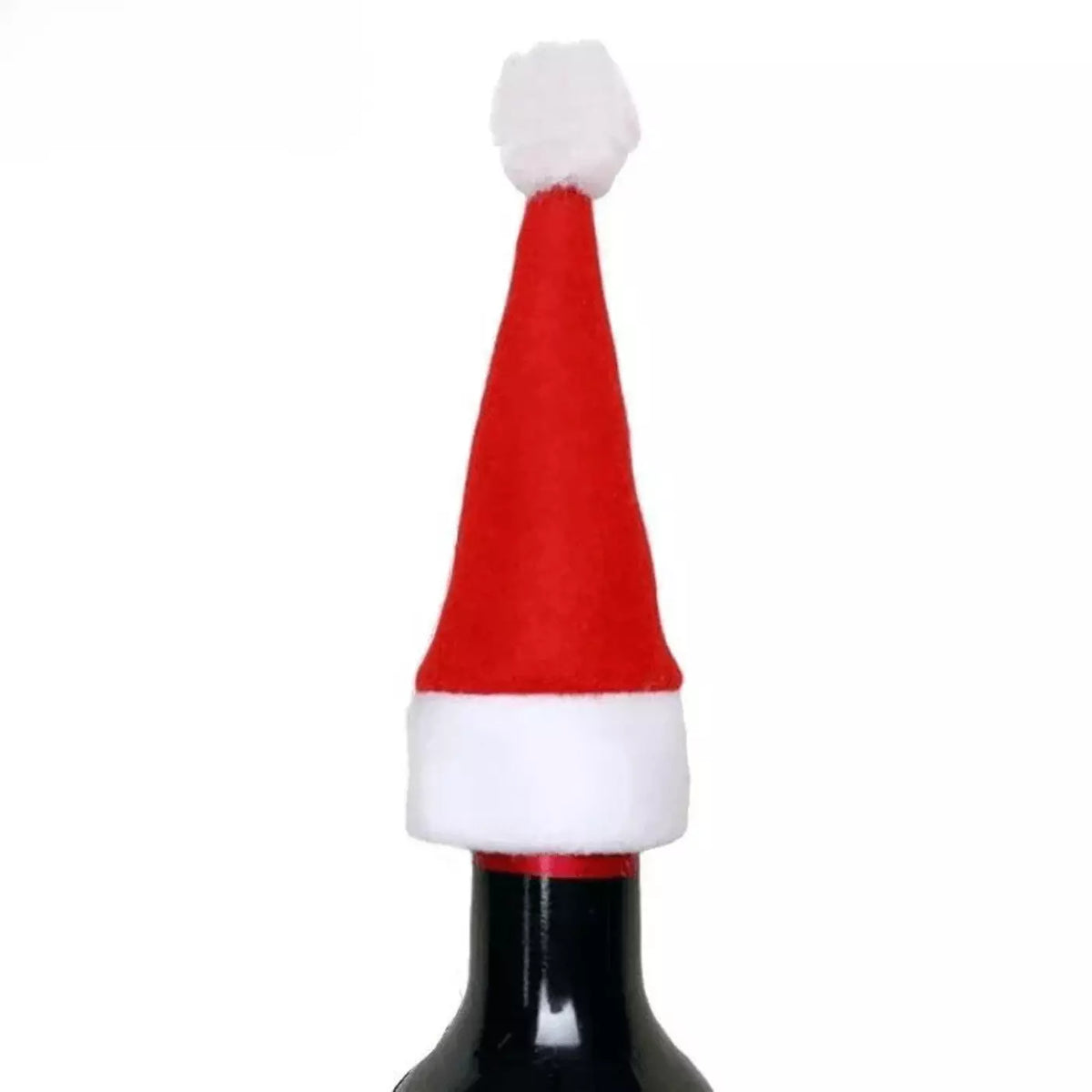 Capa Vinho e Champagne Enfeites de Natal a Mesa