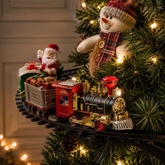 Trem Elétrico para Árvore de Natal