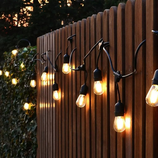 Varal de Lâmpadas LED Bulbo - Ilumine Exteriores