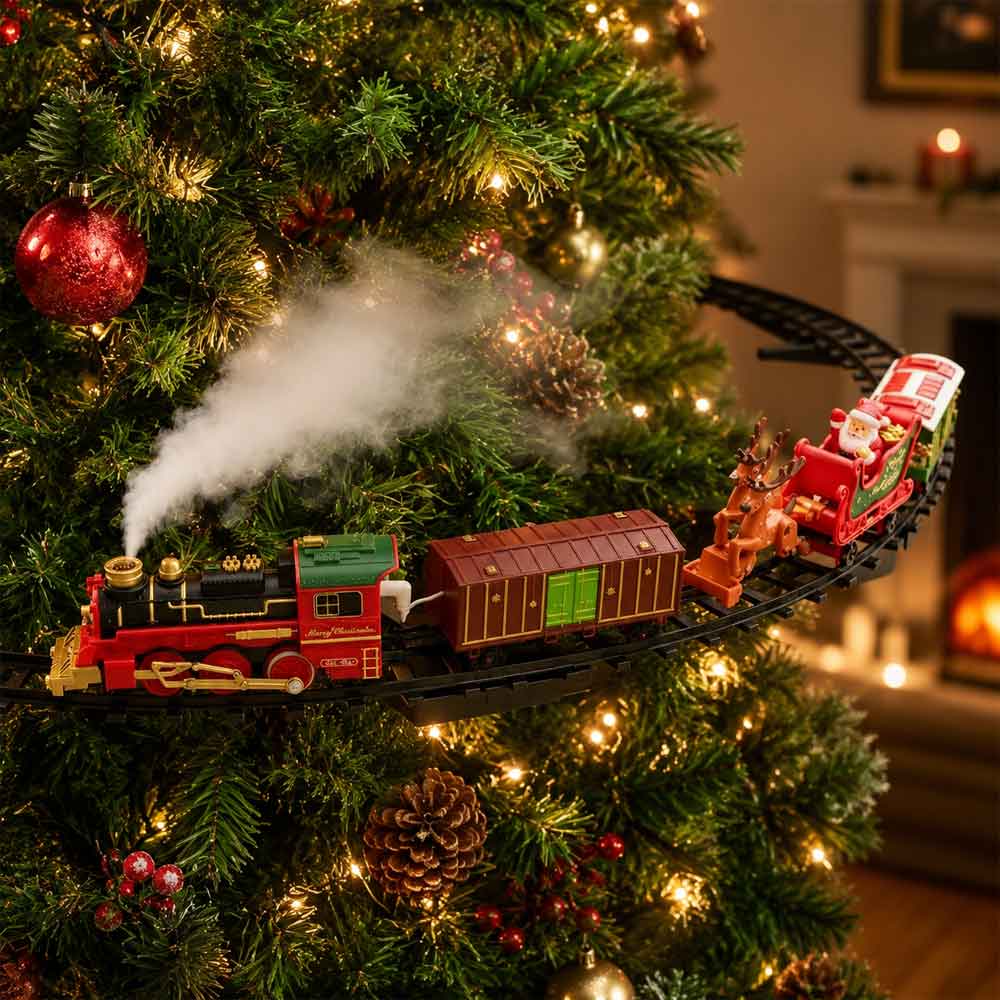 Trem Elétrico para Árvore de Natal