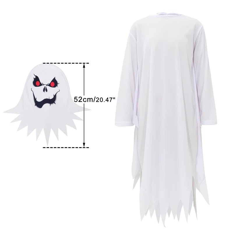 Fantasia Infantil Halloween Fantasma Assustador