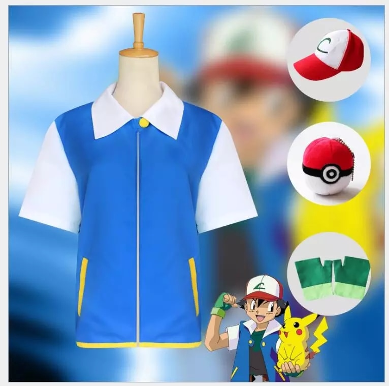 Fantasia Infantil Pokémon Ash Ketchum