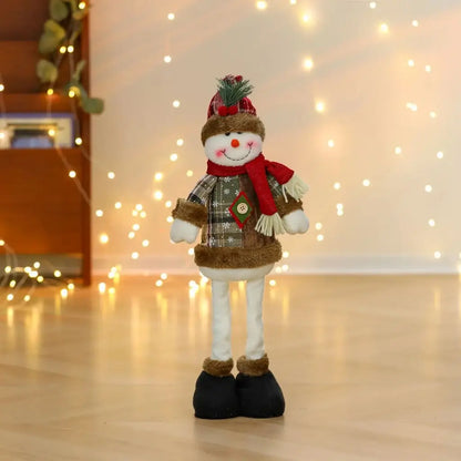 Boneco de Natal Papai Noel Boneco de Neve Alce de Natal