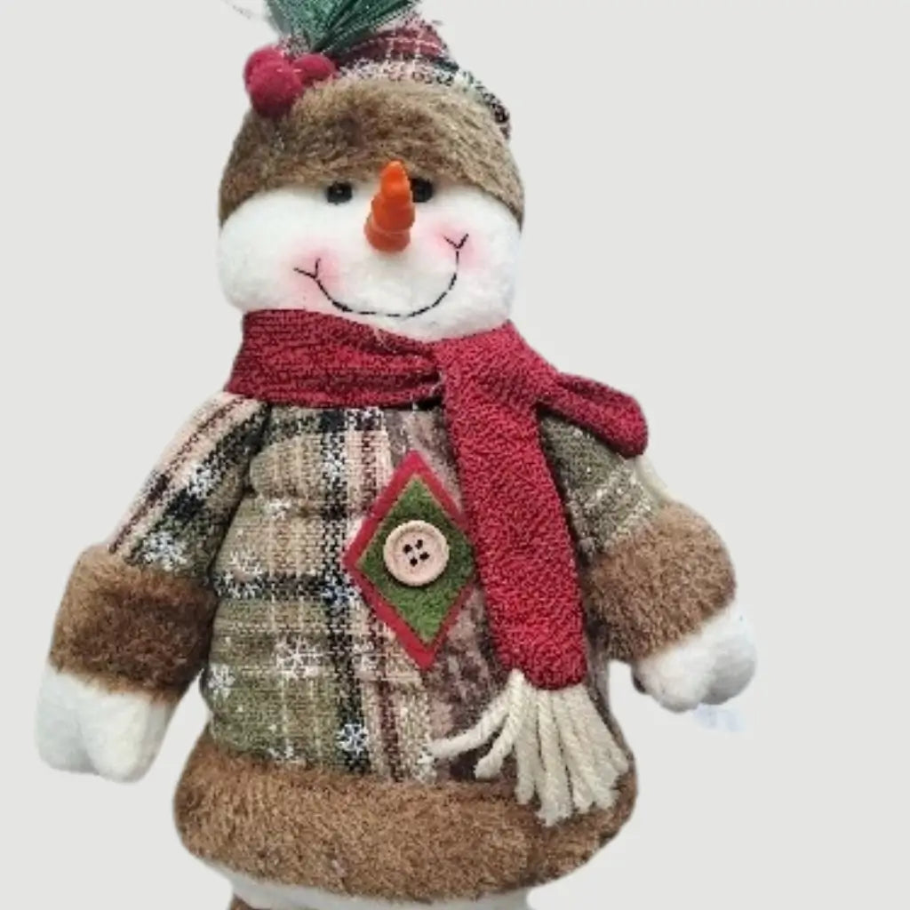 Boneco de Natal Papai Noel Boneco de Neve Alce de Natal