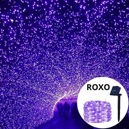 Pisca Pisca Solar Led Colorido para Exteriores - Compre 1 Leve 2