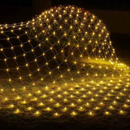 Pisca Pisca Rede de Leds Natalinos - Ilumine Exteriores