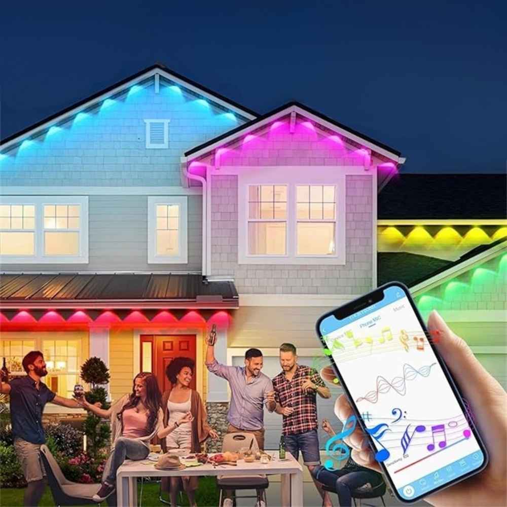 Luzes Leds Coloridas Inteligente - Decoração Natalina