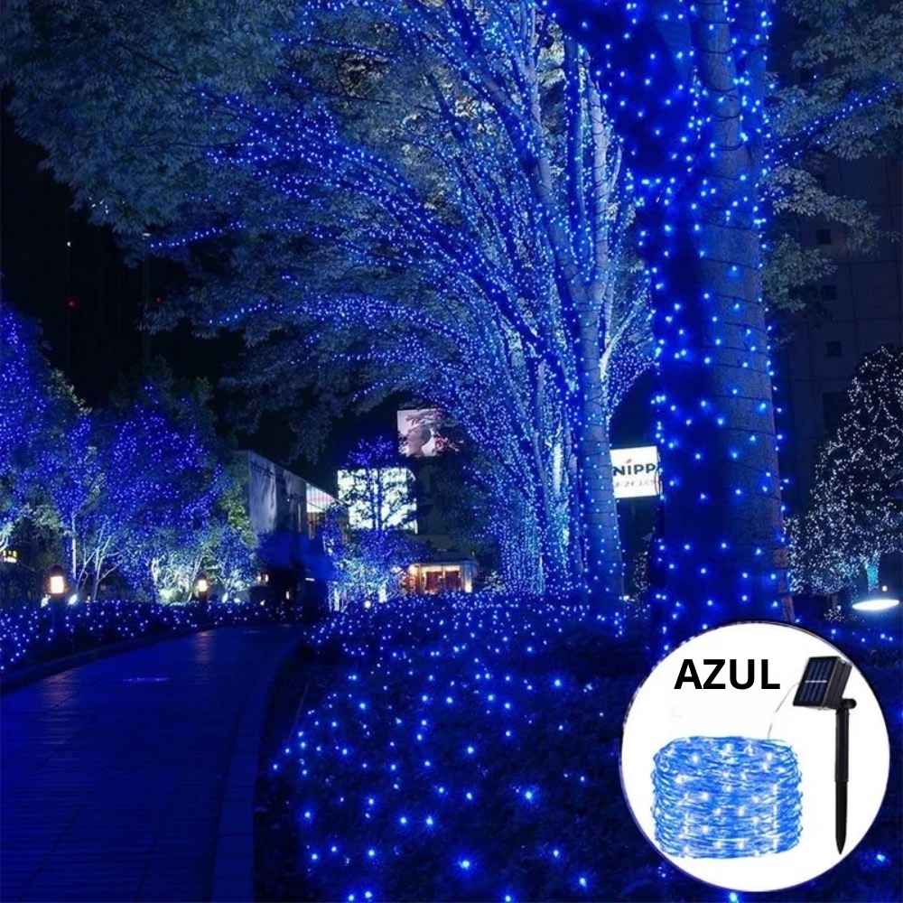 Pisca Pisca Solar Led Colorido para Exteriores - Compre 1 Leve 2