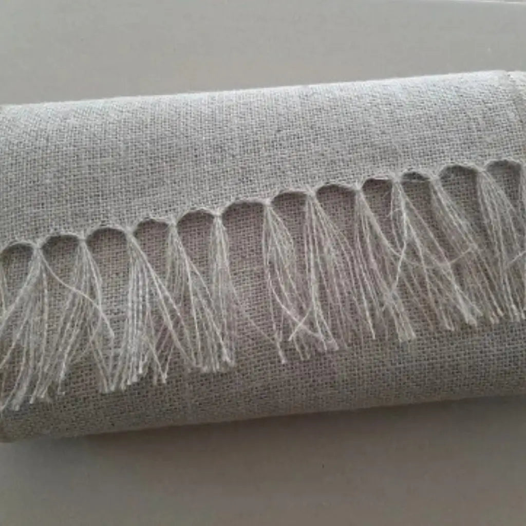 Caminho de Mesa Juta Natural com Borla Decoração Natal e Casamento
