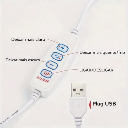 Luminária Abajur de Mesa Cogumelo