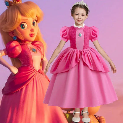 Fantasia Infantil Princesa Peach Mario Bros