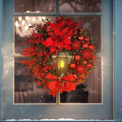 Guirlanda de Natal Para Porta Decoração Merry Christmas