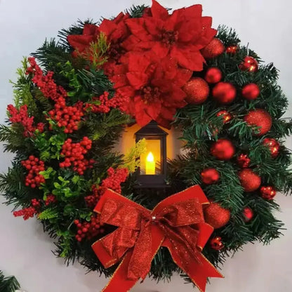 Guirlanda de Natal Para Porta Decoração Merry Christmas
