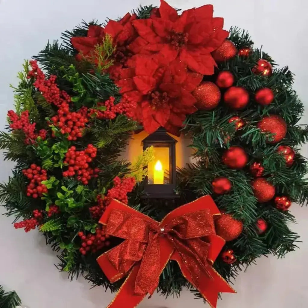 Guirlanda de Natal Luz Led Guirlanda de Natal Para Porta