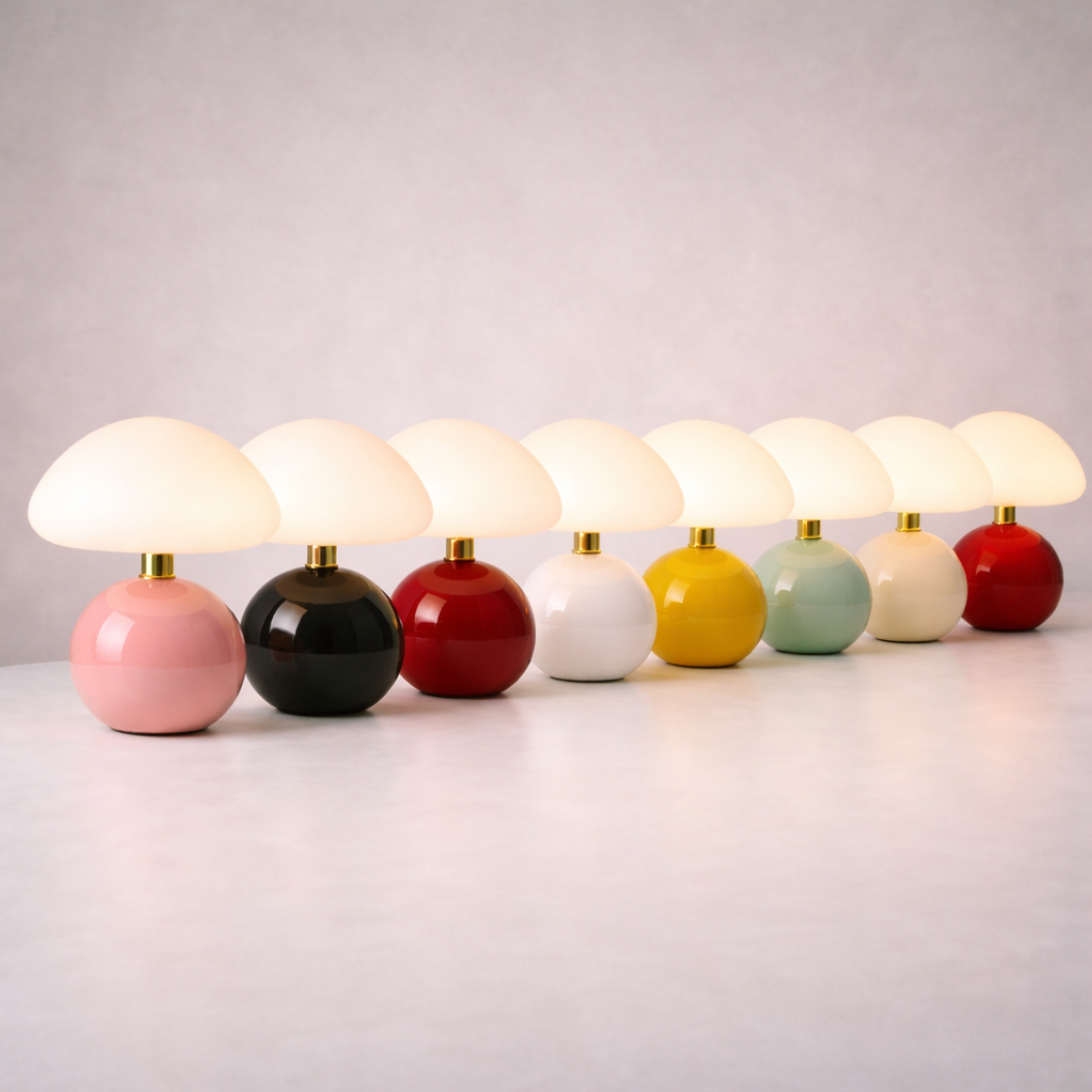 Luminária Abajur de Mesa Cogumelo