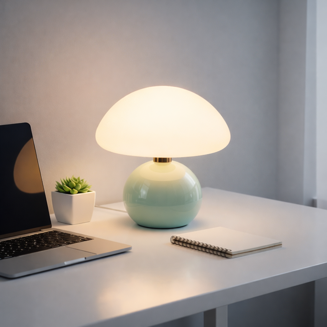 Luminária Abajur de Mesa Cogumelo