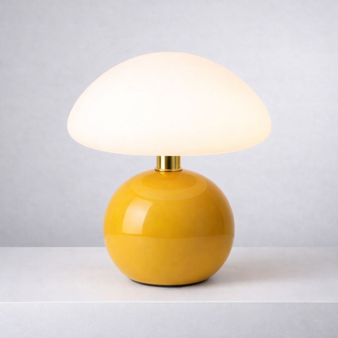 Luminária Abajur de Mesa Cogumelo