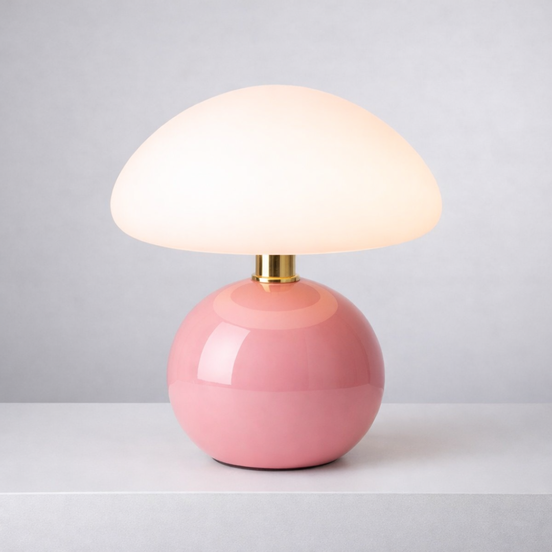 Luminária Abajur de Mesa Cogumelo