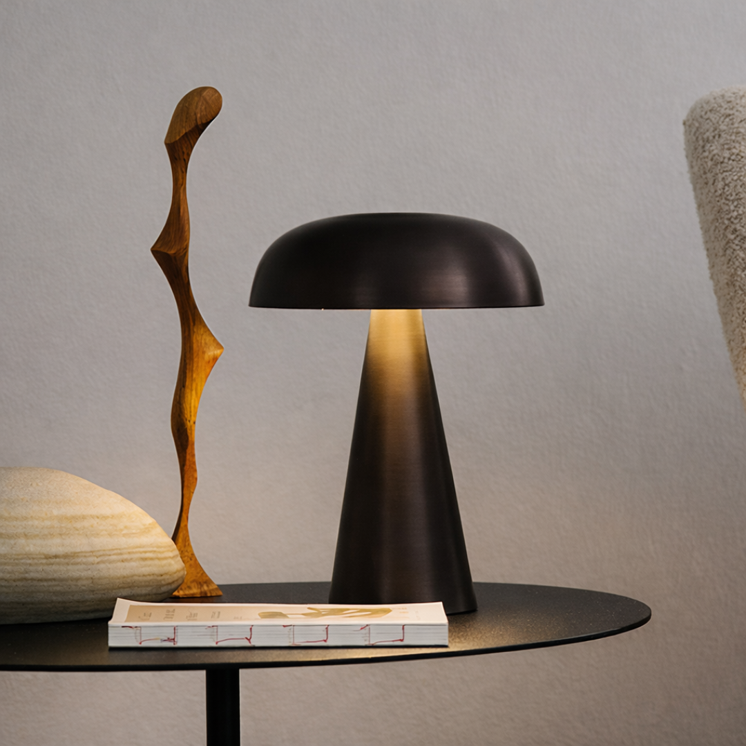 Luminária Touch de Mesa - Candeeiro e Abajur Mushroom