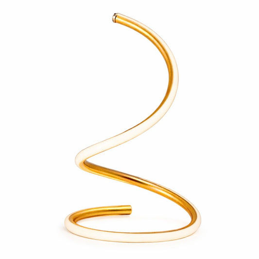 Luminária Abajur de Mesa Minimalista em Espiral