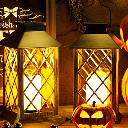 Lanterna Decorativa Led Solar Iluminação Decoração Jardim