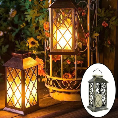 Lanterna Decorativa Led Solar Iluminação Decoração Jardim