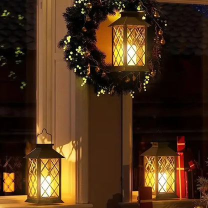 Lanterna Decorativa Led Solar Iluminação Decoração Jardim