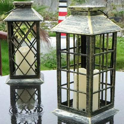 Lanterna Decorativa Led Solar Iluminação Decoração Jardim