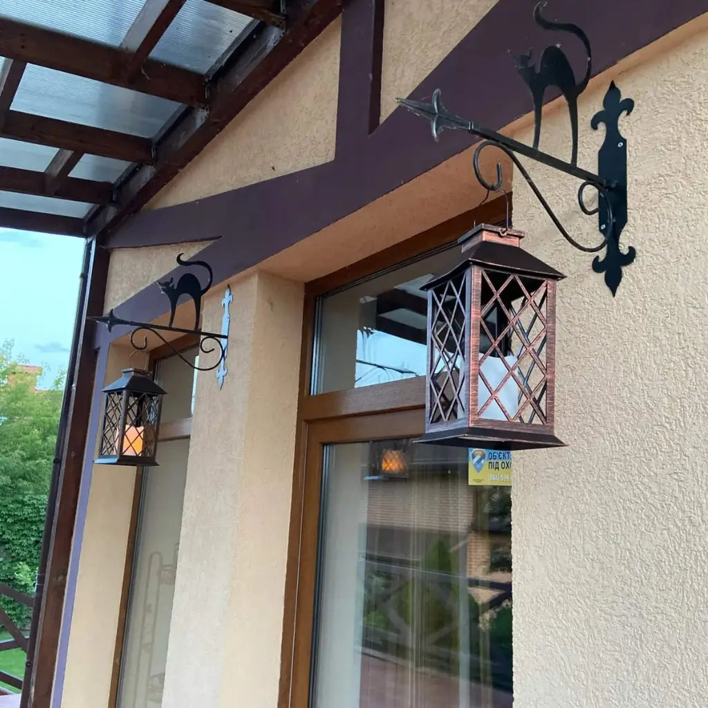 Lanterna Decorativa Led Solar Iluminação Decoração Jardim