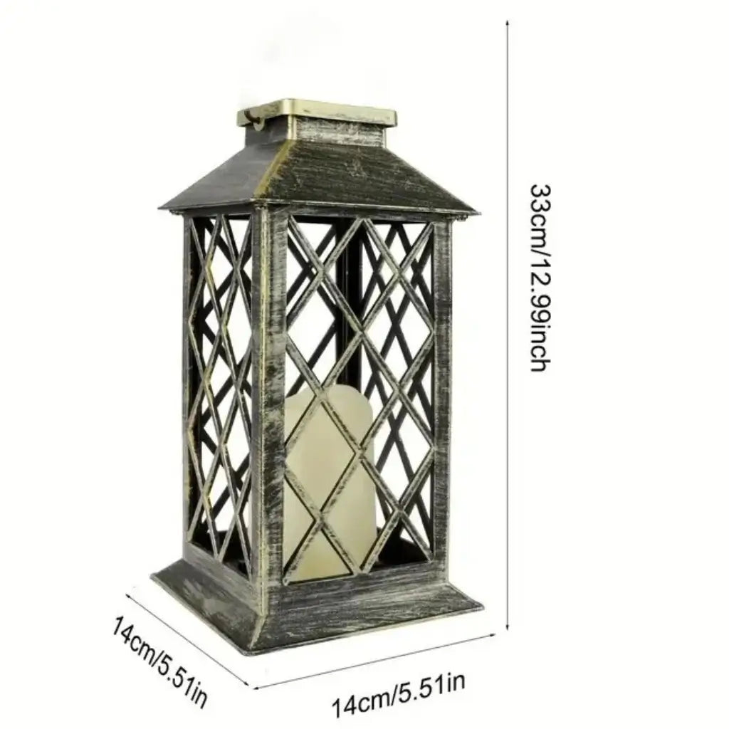 Lanterna Decorativa Led Solar Iluminação Decoração Jardim