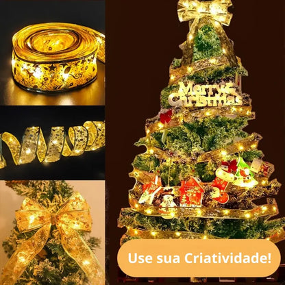 Led Árvore de Natal Fita Decorativa Luzes de Natal Encantada