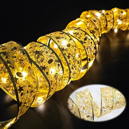 Led Árvore de Natal Fita Decorativa Luzes de Natal Encantada