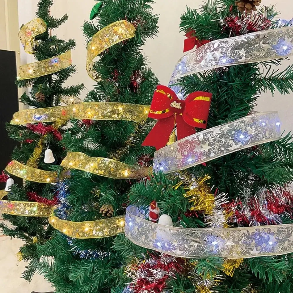 Led Árvore de Natal Fita Decorativa Luzes de Natal Encantada