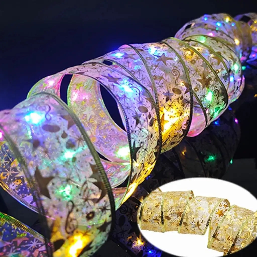 Led Árvore de Natal Fita Decorativa Luzes de Natal Encantada