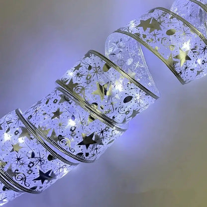 Led Árvore de Natal Fita Decorativa Luzes de Natal Encantada