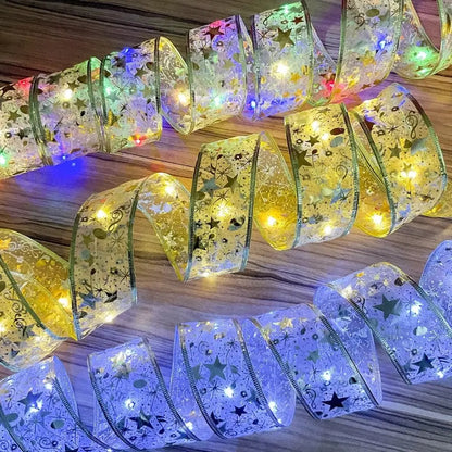 Led Árvore de Natal Fita Decorativa Luzes de Natal Encantada