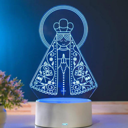 Luminária da Salvação - Decoração Iluminada 16 Cores RGB